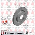 Zimmermann Brake Disc - Standard/Coated, 400.5506.20 400.5506.20